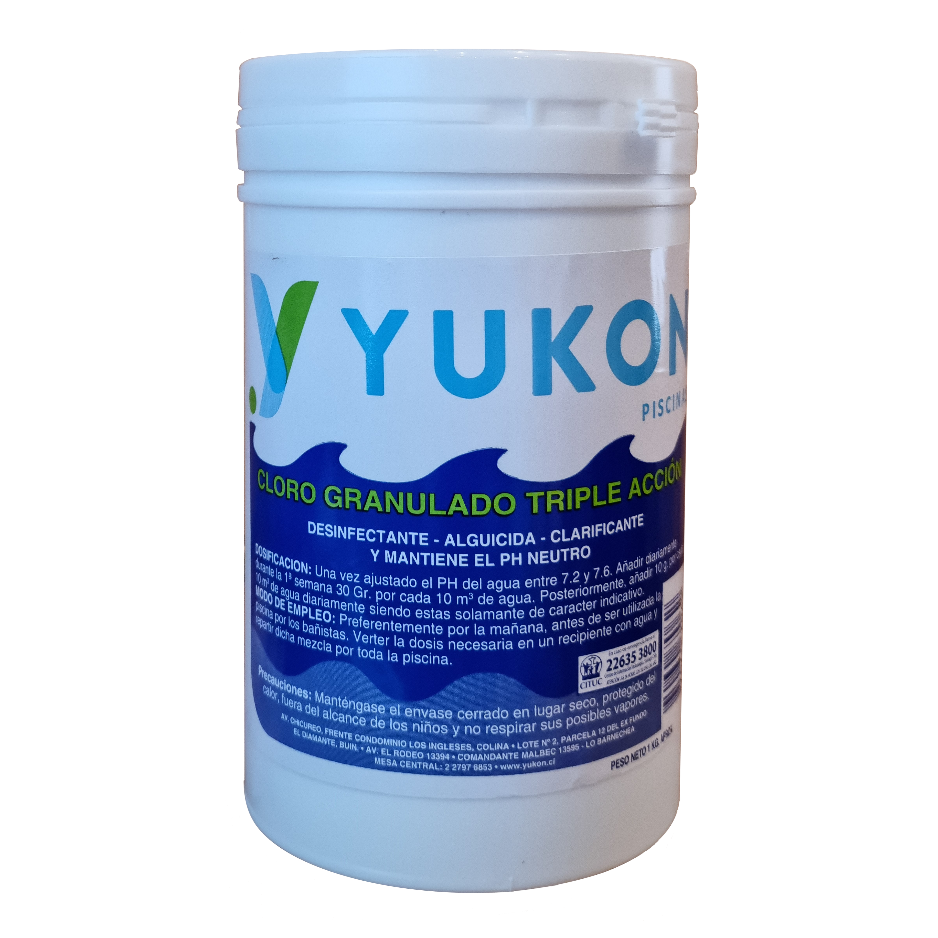 Cloro granulado Triple Accion 1kg