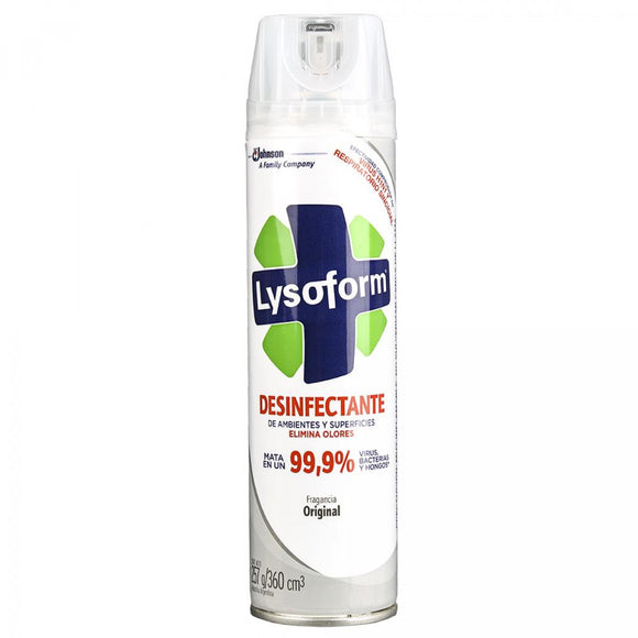 Desinfectante Lysoform spray 360ml original – Kali Hogar Chile
