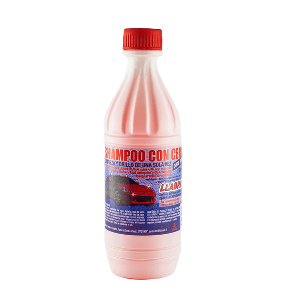 Shampoo Auto con cera Llabres 500cc