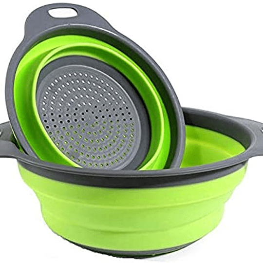 Colador plegable base silicona 23cm