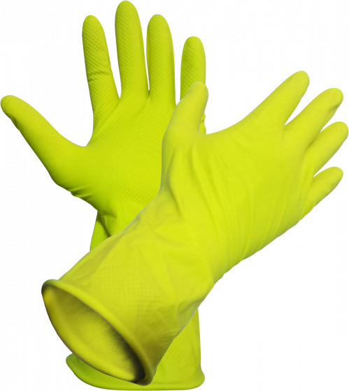 Guante amarillo delgado Medium