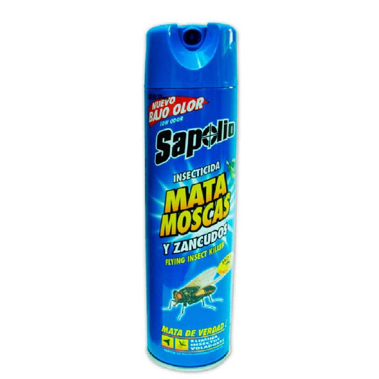 Insecticida Sapolio mata moscas y zancudos Spray 360cc