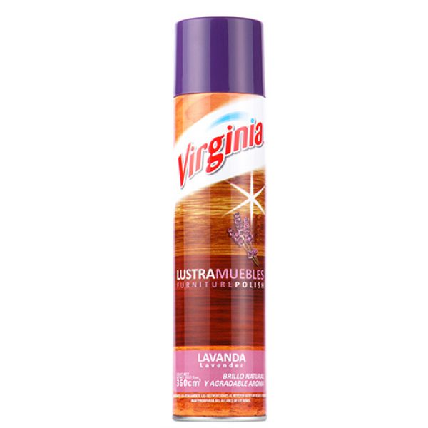 Lustra Muebles Spray Virginia Lavanda 360cc