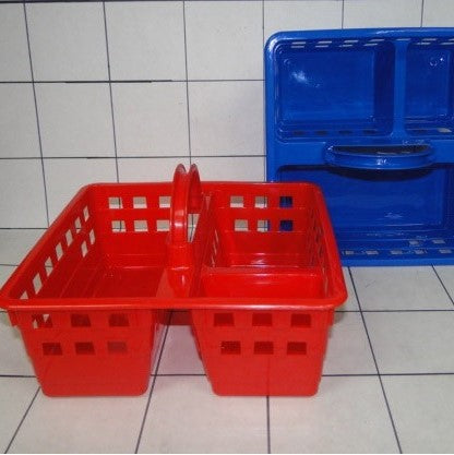 Organizador cuadrado calado 3div Cady